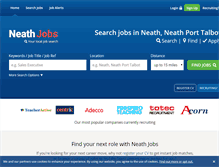 Tablet Screenshot of neath-jobs.co.uk